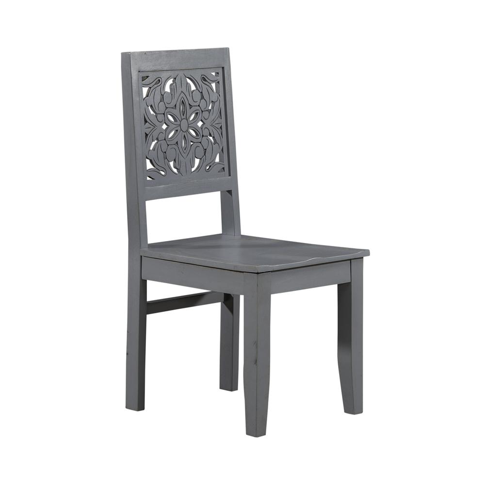 Trellis Lane Accent Chair- Grey. Picture 1