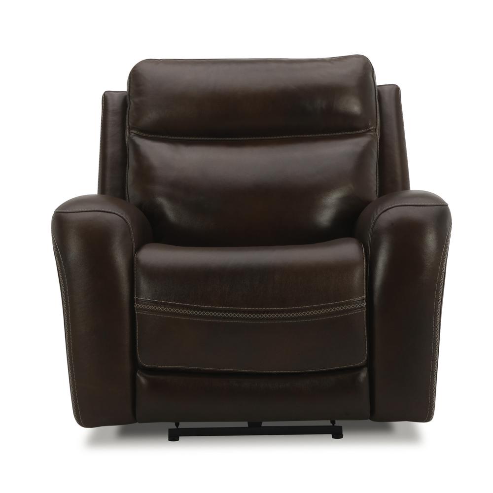 Blair Power Recliner, Power Headrest and Zero Gravity in Cognac Leather. Picture 1