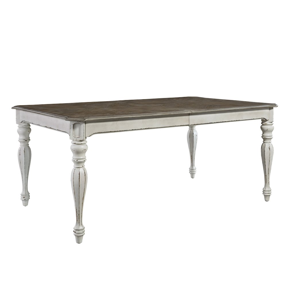 5 Piece Rectangular Table Set in Rubberwood Solids w/ White Oak & Birch Veneers. Picture 4