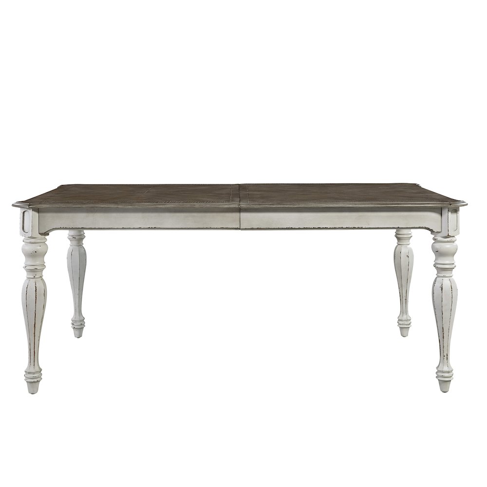 5 Piece Rectangular Table Set in Rubberwood Solids w/ White Oak & Birch Veneers. Picture 2