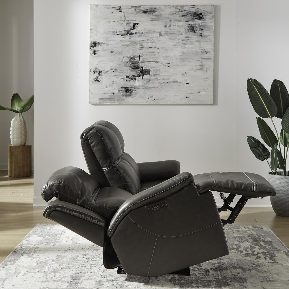 Power Three Seat Dual Reclining Sofa, Power Headrest and Zero Gravity. Picture 3