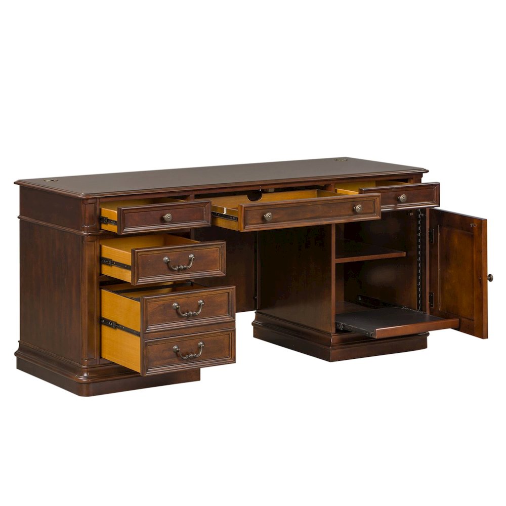 Brayton Manor Credenza in Poplar Solids & Cherry/Birch Veneers. Picture 5