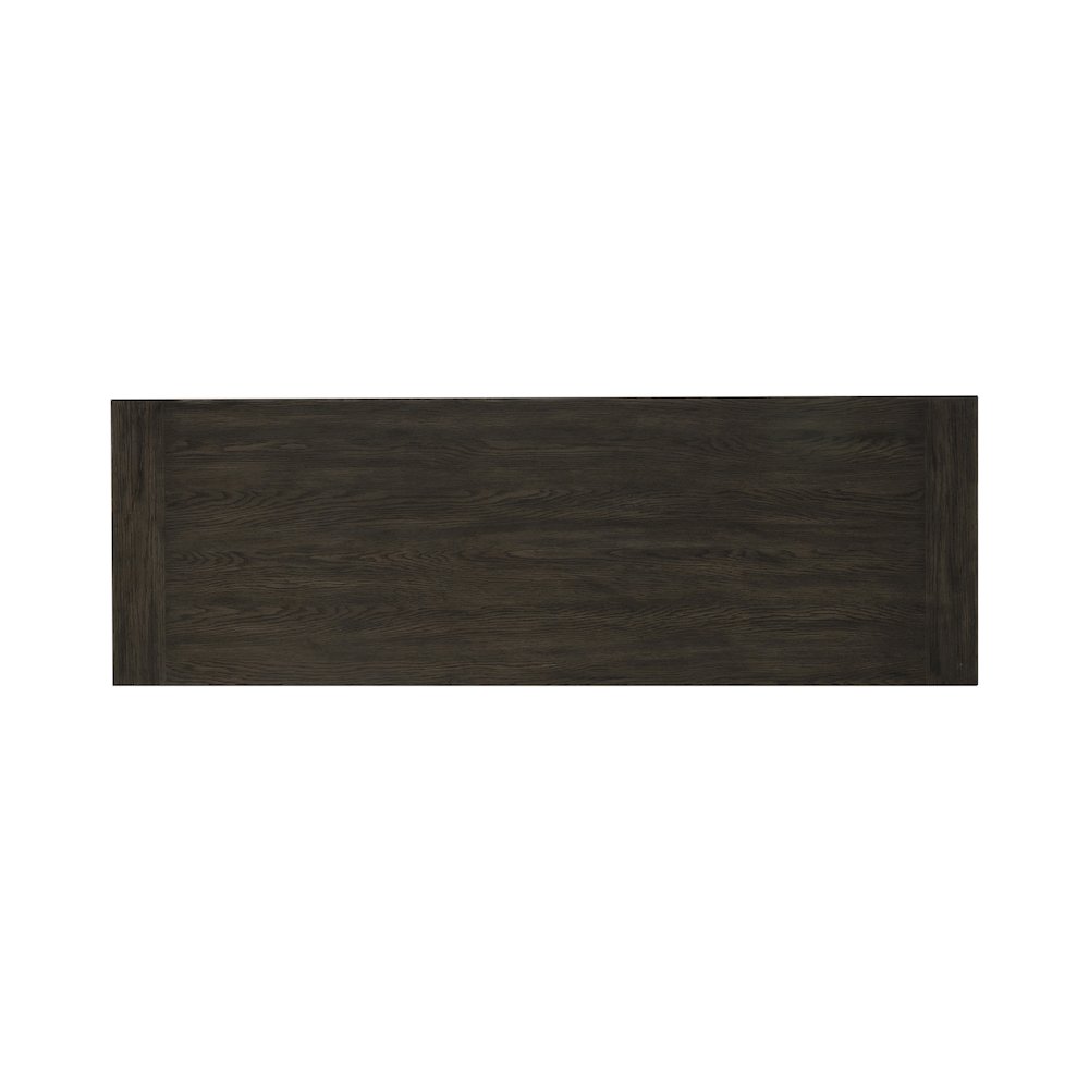 Executive Credenza in Rubberwood Solids w/ Split Heart White Oak Veneers. Picture 11