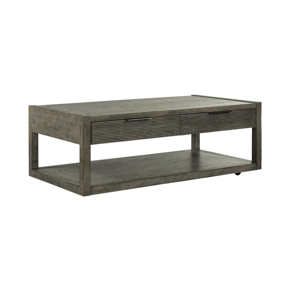Bartlett Field 3 Piece Set (1-Cocktail 2-End Tables) in Grey. Picture 2