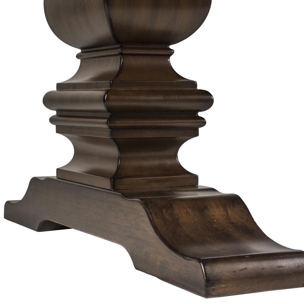 Armand Trestle Table in Antique Brownstone. Picture 2