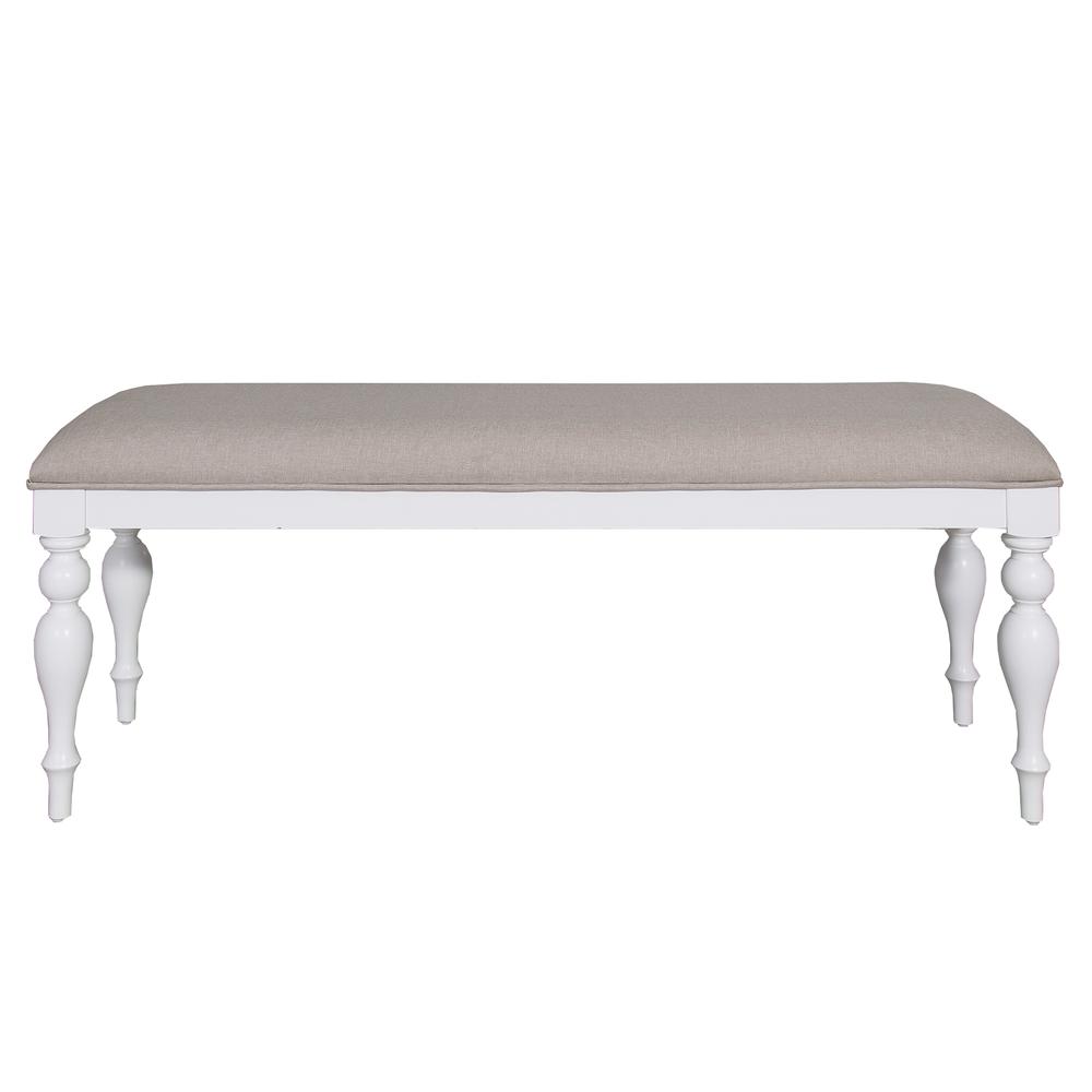 Summer House Bench (RTA) in Oyster White. Picture 2
