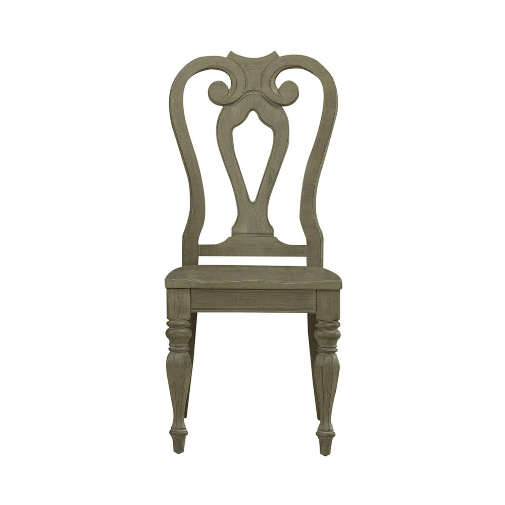 Magnolia Manor Splat Back Side Chair (RTA) - Set of 2 in Weathered Bisque. Picture 3