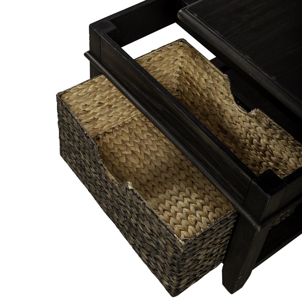 Mill Creek Lift Top Cocktail Table in Peppercorn. Picture 2