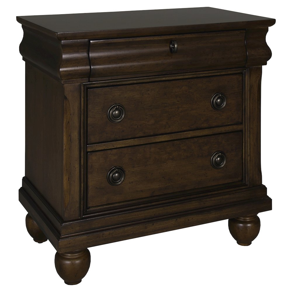 Rustic Traditions King Sleigh Bed, Dresser & Mirror, Chest, Night Stand. Picture 2