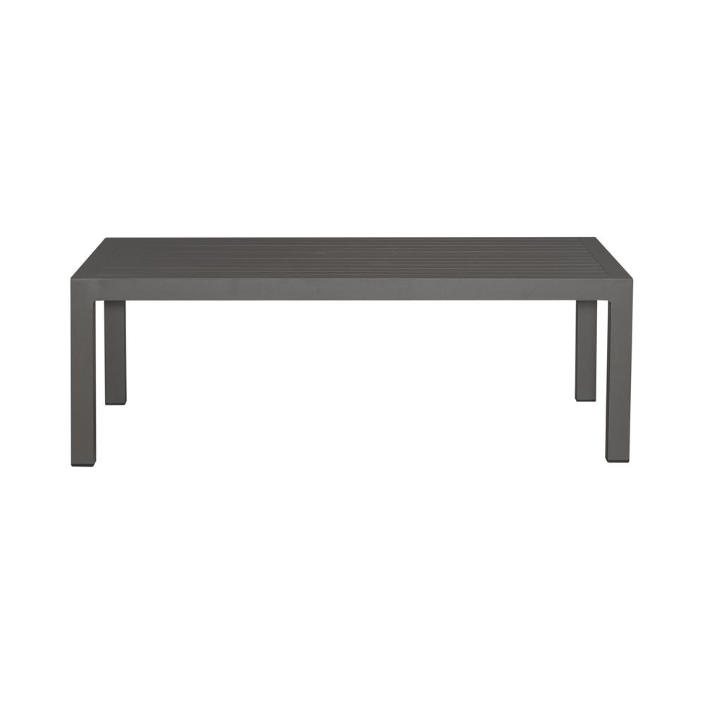 Outdoor Cocktail Table - Granite Transitional Grey in Granite Finish. Picture 2