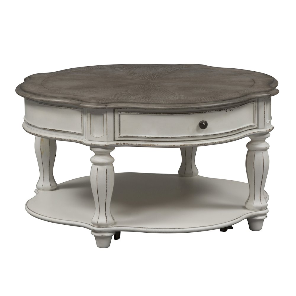Magnolia Manor 3 Piece Set (1-Cocktail 2-End Tables). Picture 1