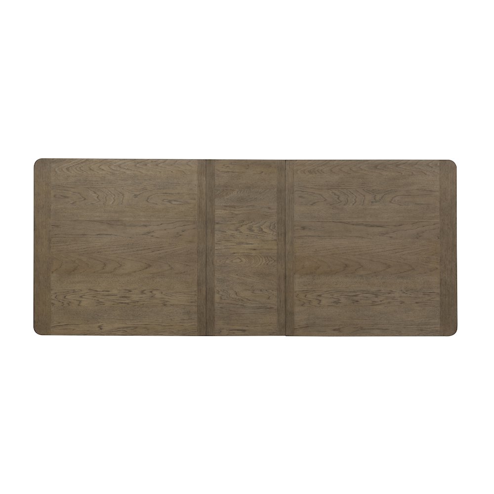 Trestle Table in Rubberwood Solids with Hickory & Pine Veneers. Picture 2