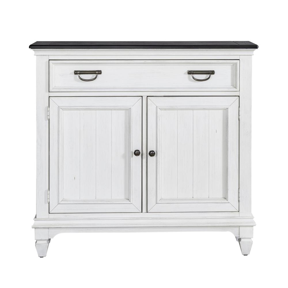 42 Inch Accent Hall Console Cottage White. Picture 2