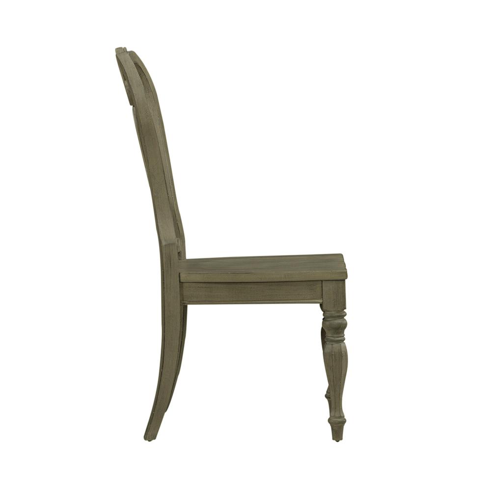 Magnolia Manor Splat Back Side Chair (RTA) - Set of 2 in Weathered Bisque. Picture 4