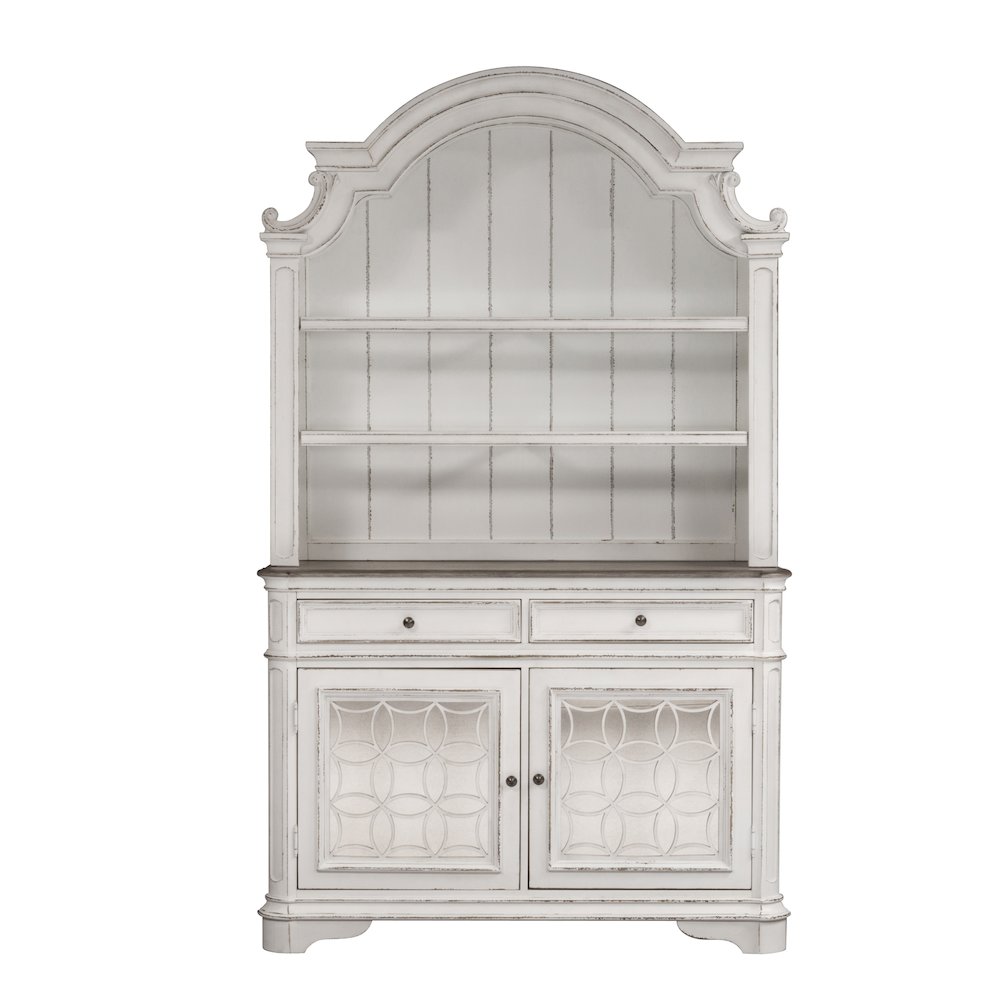 Hutch & Buffet in Rubberwood Solids w/ White Oak & Birch Veneers. Picture 2