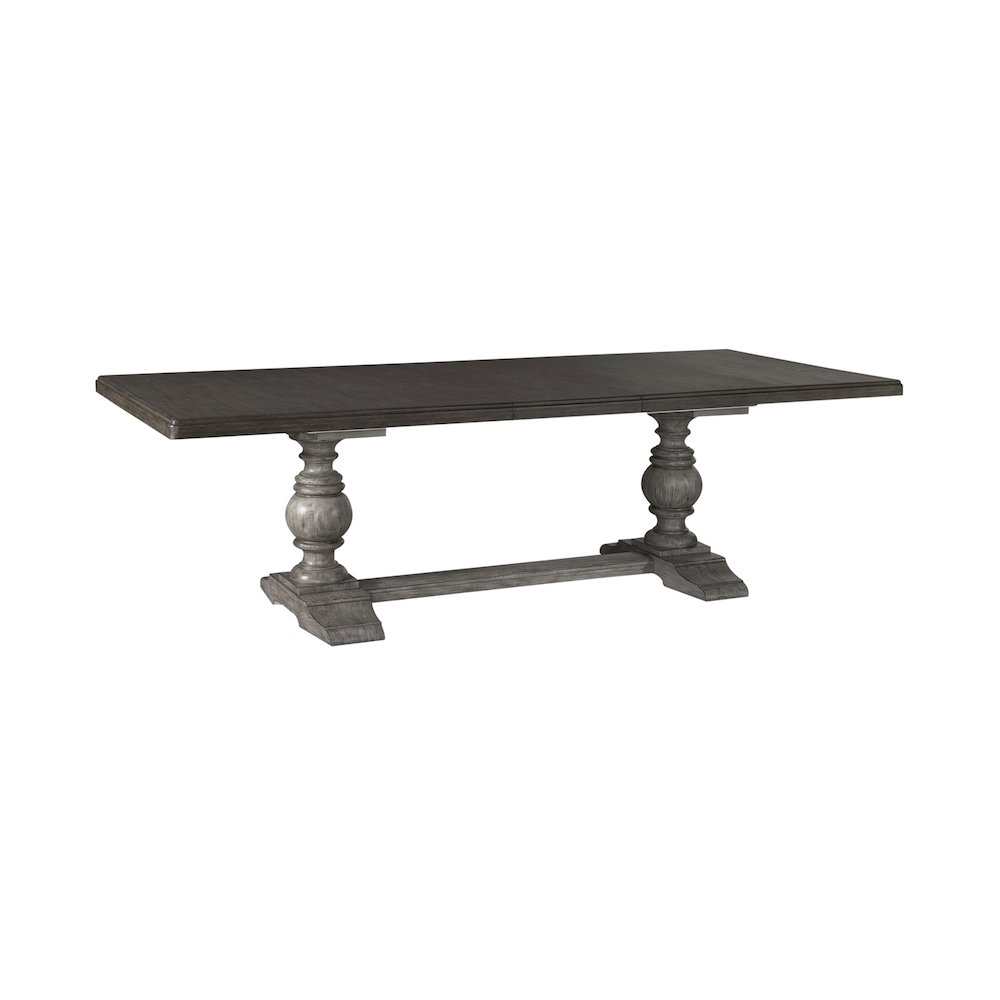 River Place Trestle Table Set in Pine Solids & Veneers. Picture 4