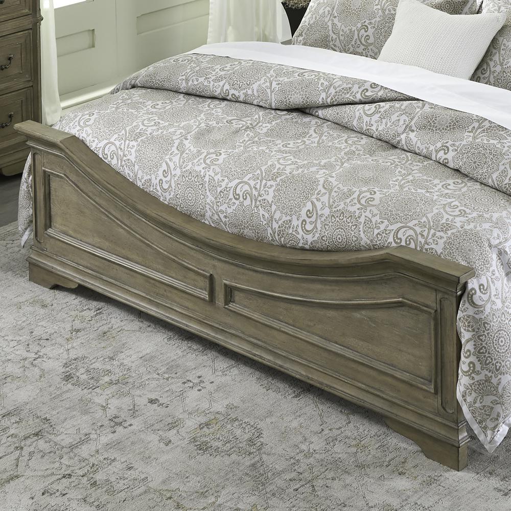 Magnolia Manor King Panel Bed in Weathered Bisque. Picture 2