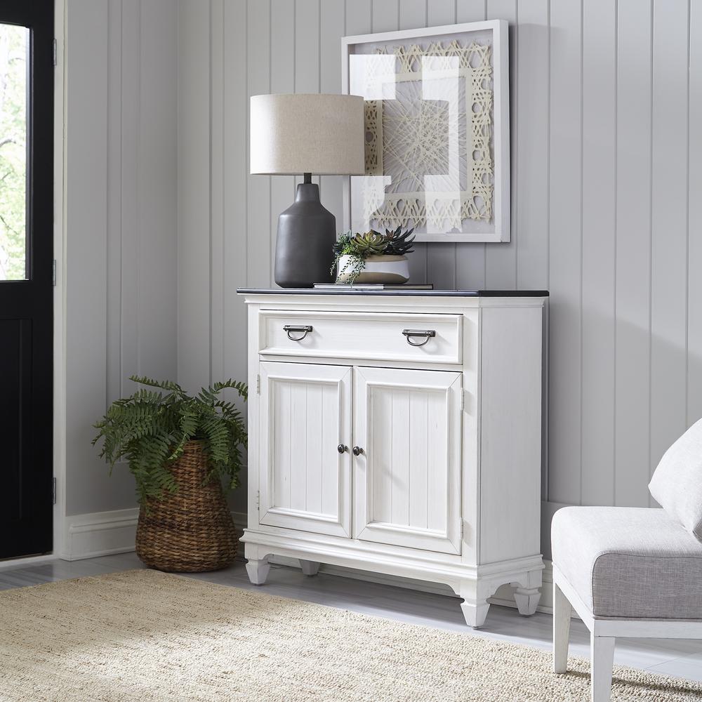 42 Inch Accent Hall Console Cottage White. Picture 3