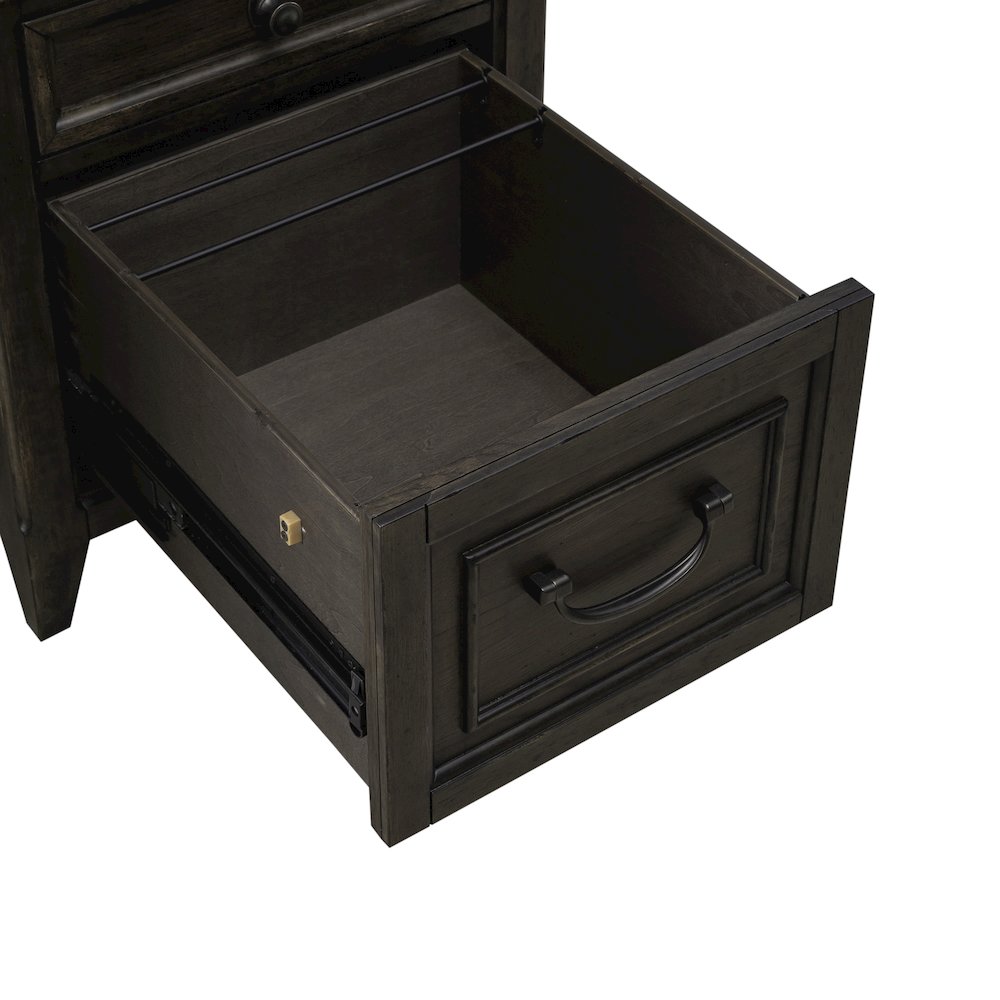 Executive Credenza in Rubberwood Solids w/ Split Heart White Oak Veneers. Picture 5