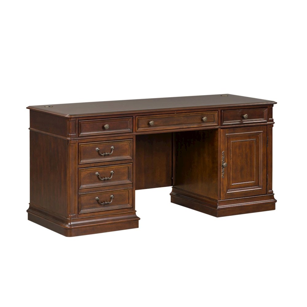 Brayton Manor Credenza in Poplar Solids & Cherry/Birch Veneers. Picture 1