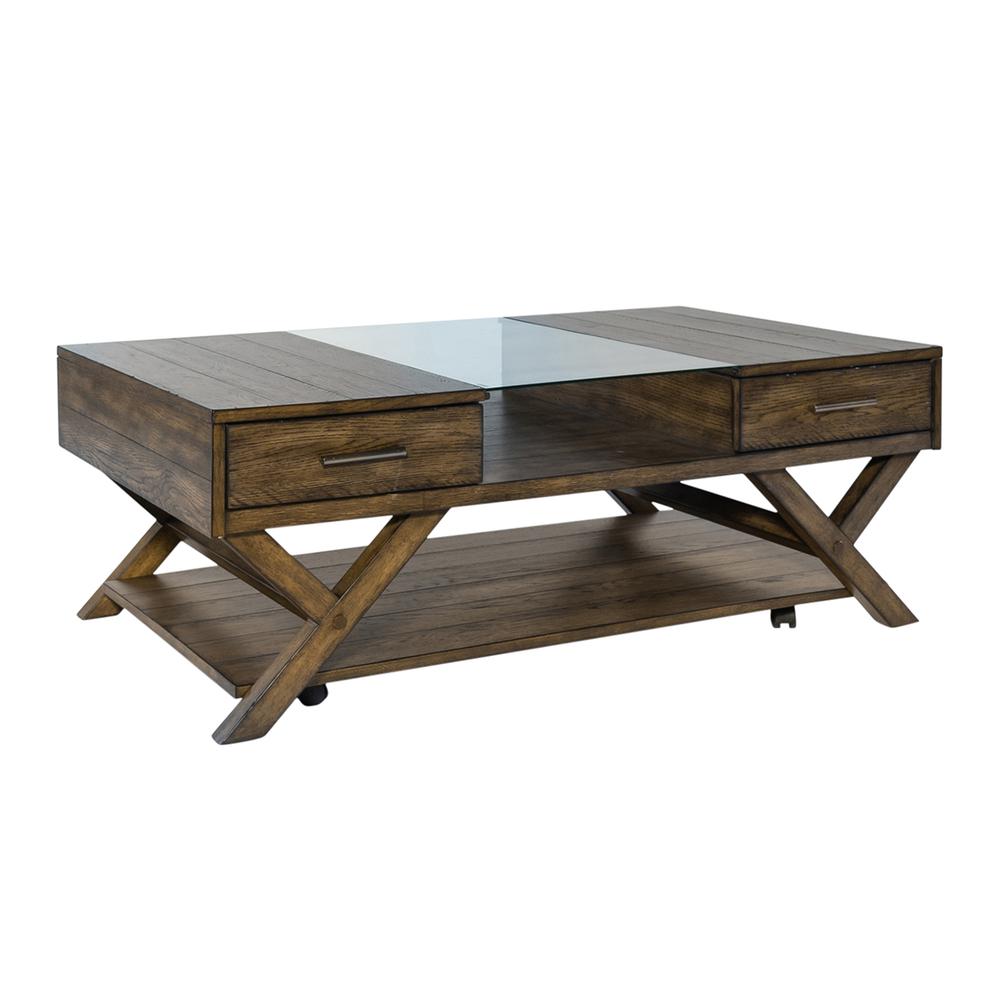 Lennox 3 Piece Set in Weathered Chestnut. Picture 1