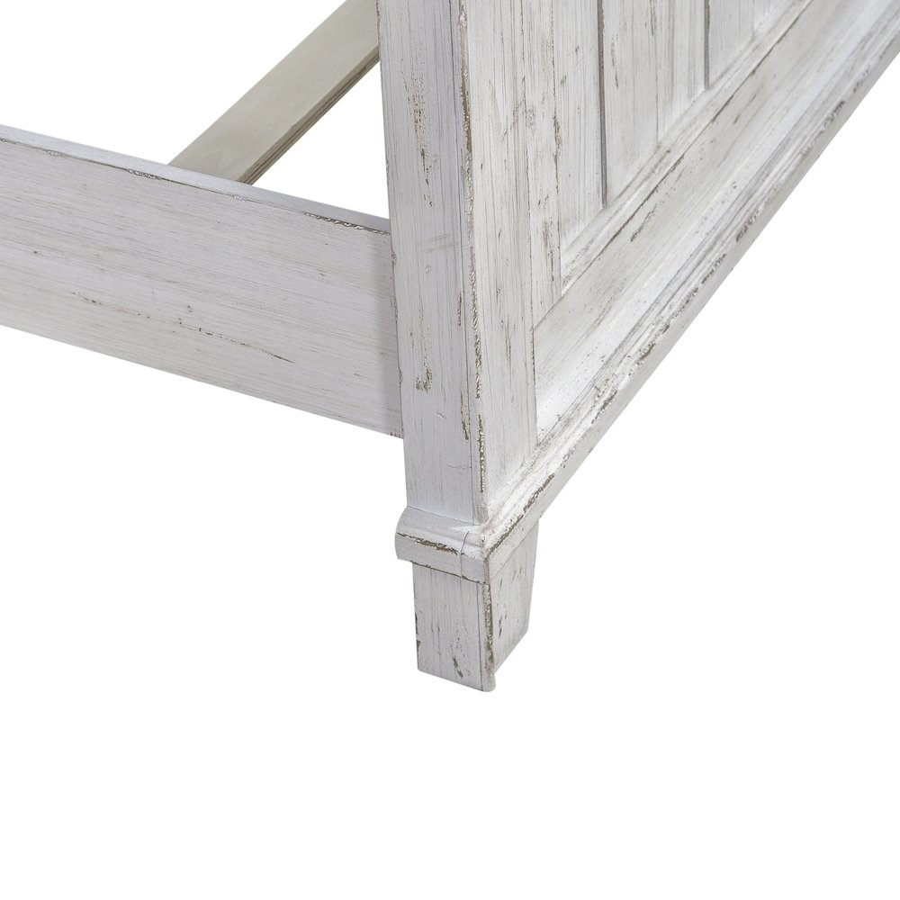 King Panel Bed in Pine Solids & Veneers. Picture 7