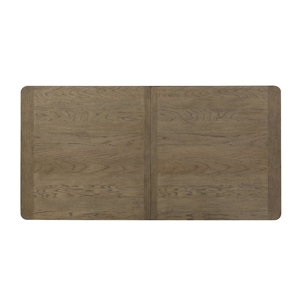 Trestle Table in Rubberwood Solids with Hickory & Pine Veneers. Picture 1