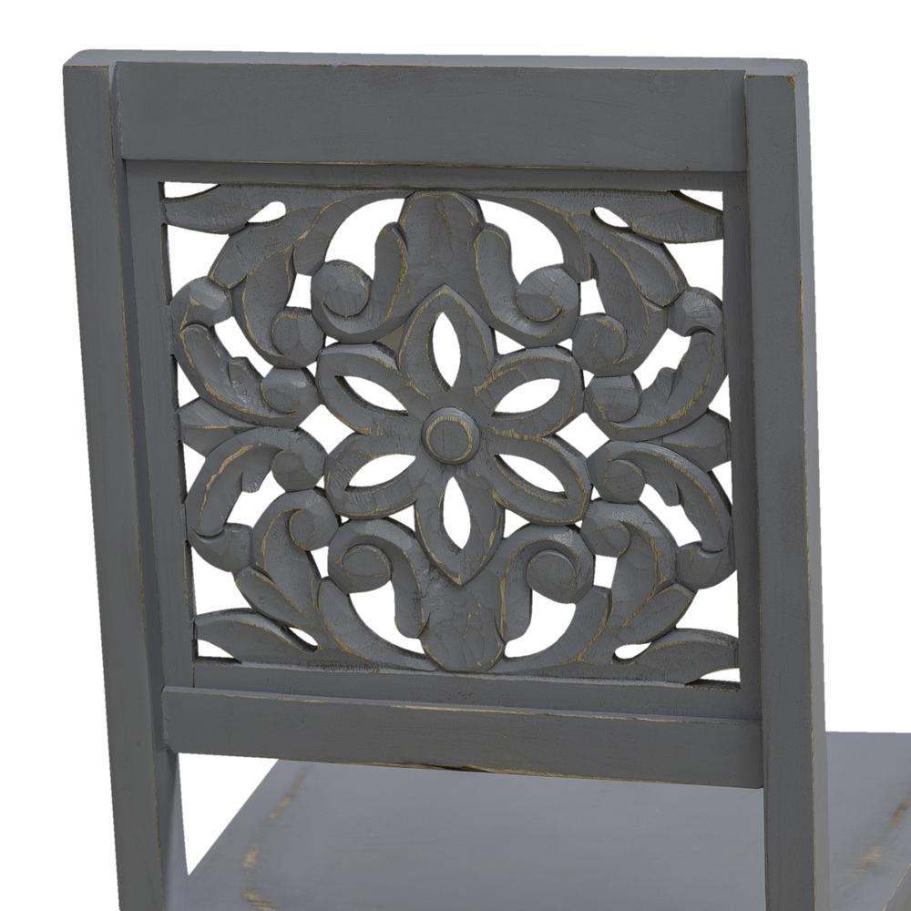 Trellis Lane Accent Chair- Grey. Picture 2