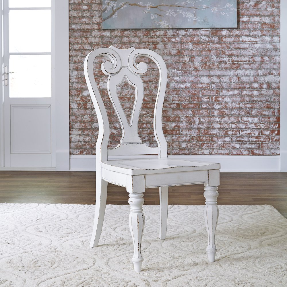 Opt 5 Piece Leg Table Set in Rubberwood Solids w/ White Oak & Birch Veneers. Picture 4