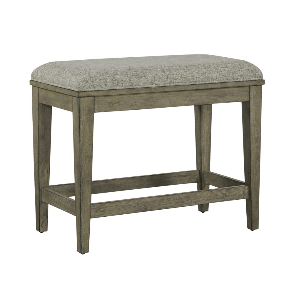 Devonshire Console Stool in Brown Color. Picture 1