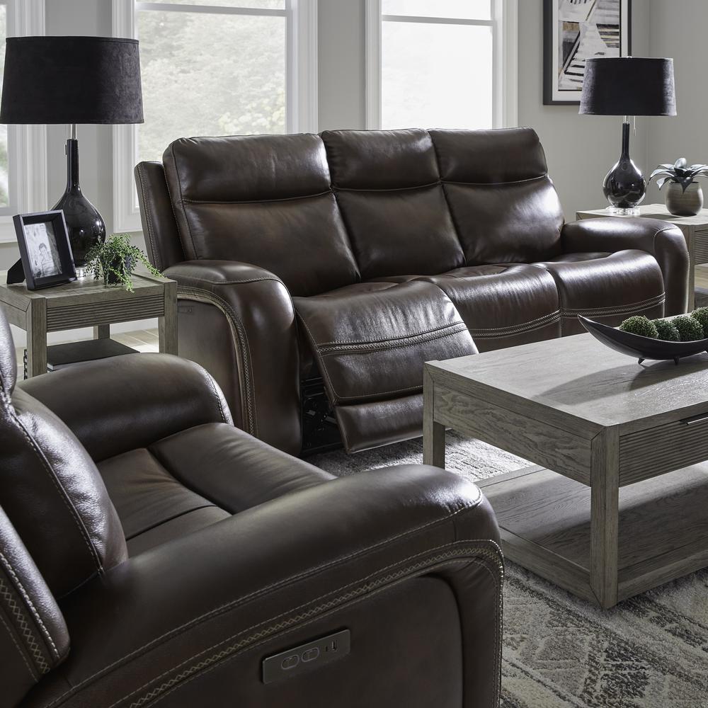 Power Three Seat Dual Reclining Sofa, Power Headrest and Zero Gravity. Picture 4