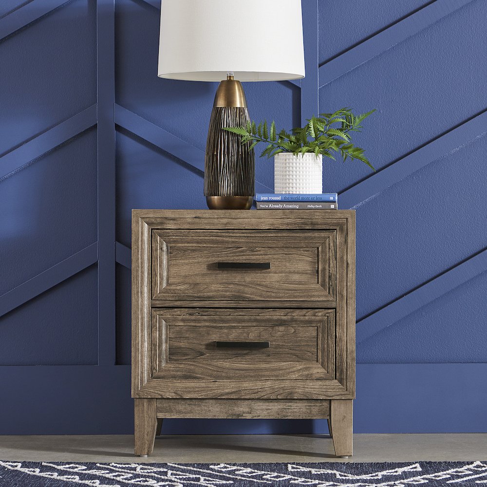 Ridgecrest King Storage Bed, Dresser & Mirror, Chest, Night Stand. Picture 1