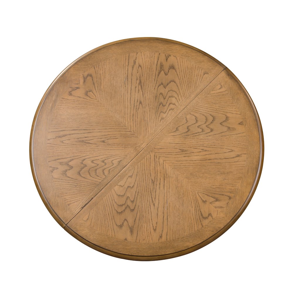 Pedestal Table Set in Rubberwood Solids & White Oak Veneers. Picture 7