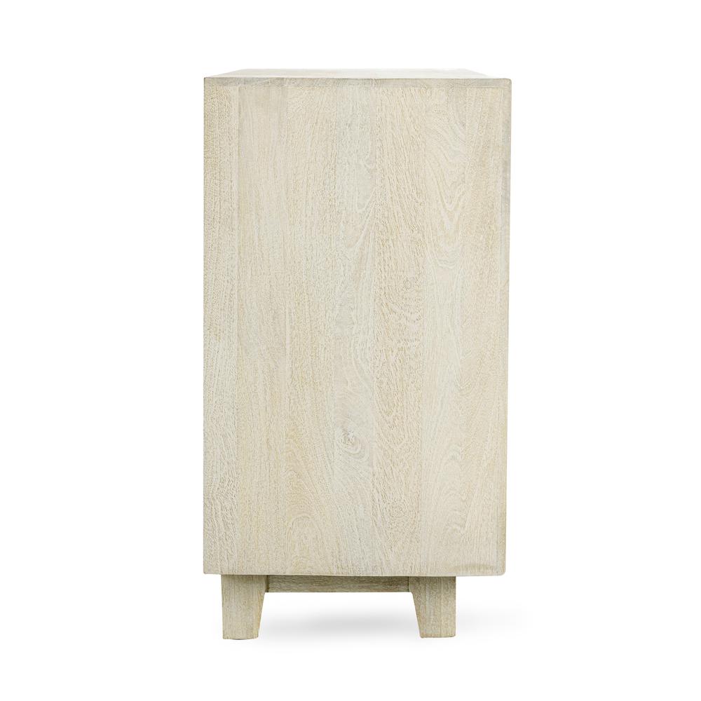 Reece Six-Drawer Mango Wood Dresser in Sand. Picture 3