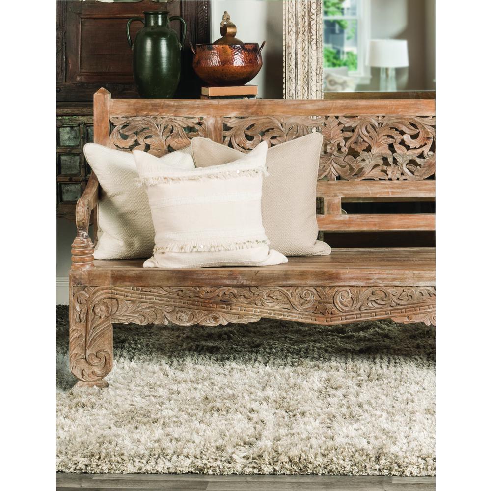 Elegante Hand-woven Shag Area Rug by Kosas Home. Picture 4