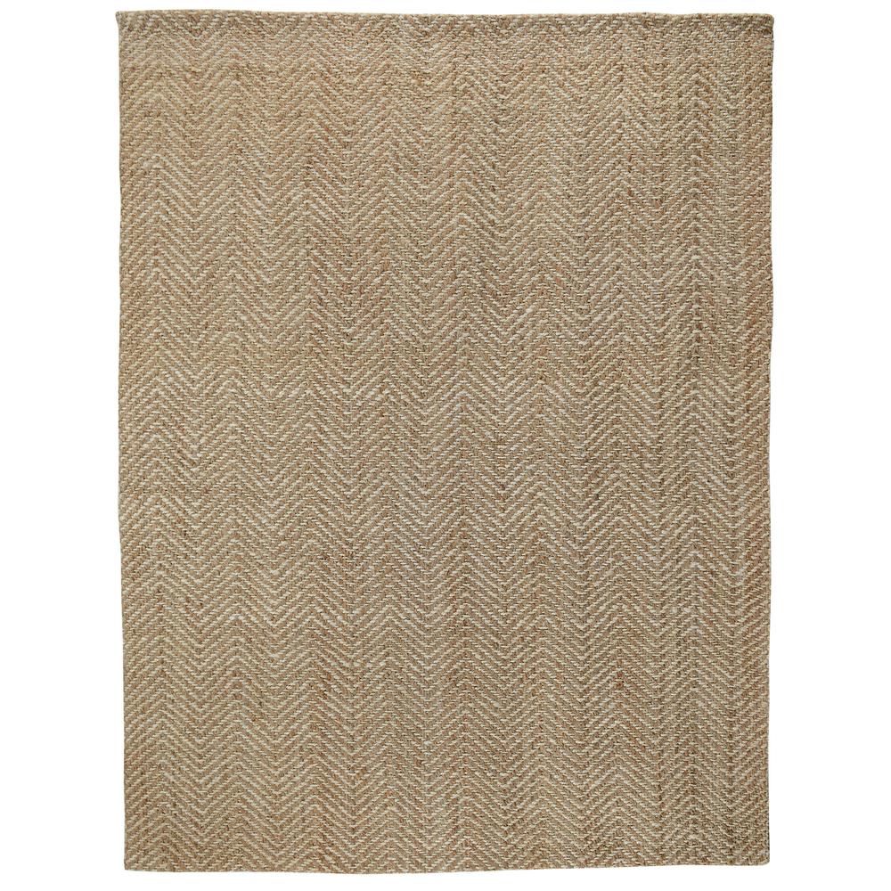 Chevron Handwoven Jute Area Rug by Kosas Home. Picture 1