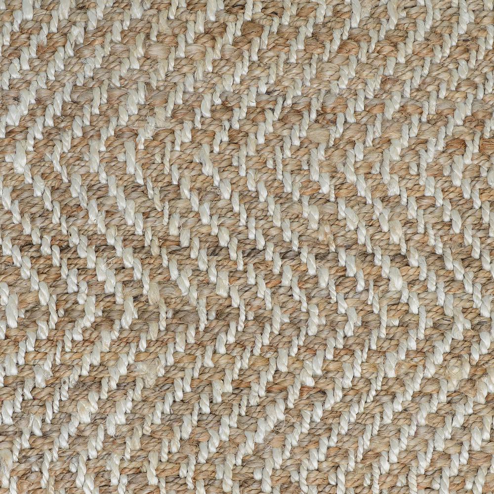 Chevron Handwoven Jute Area Rug by Kosas Home. Picture 2