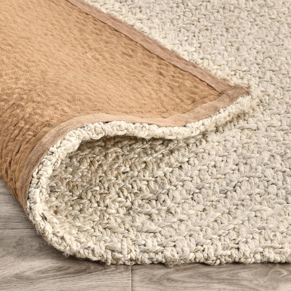 Chevron Handwoven Jute Area Rug by Kosas Home. Picture 4