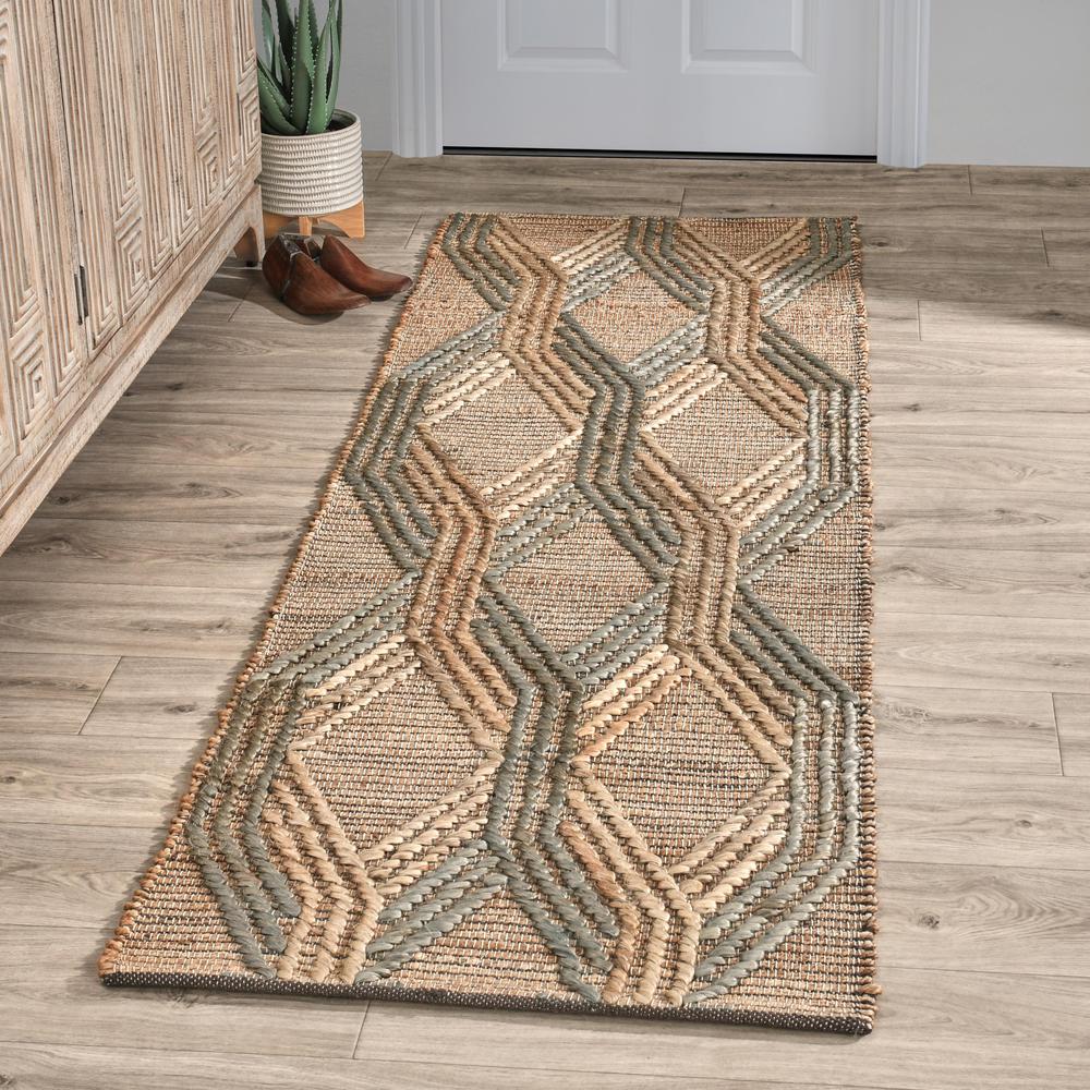 Manitou Jute Cotton Accent Rug by Kosas Home 31.2x96. Picture 4
