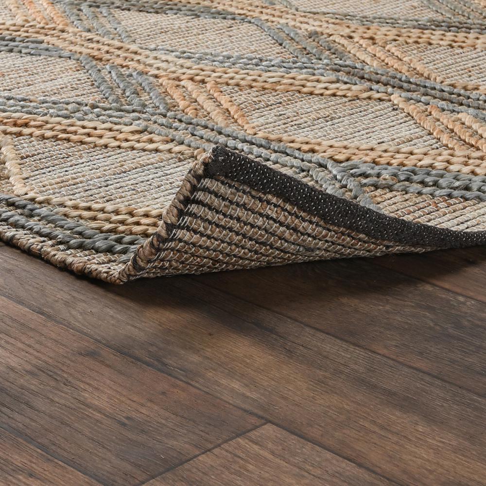 Manitou, Beige and Blue Accent Rug By Kosas Home. Picture 3