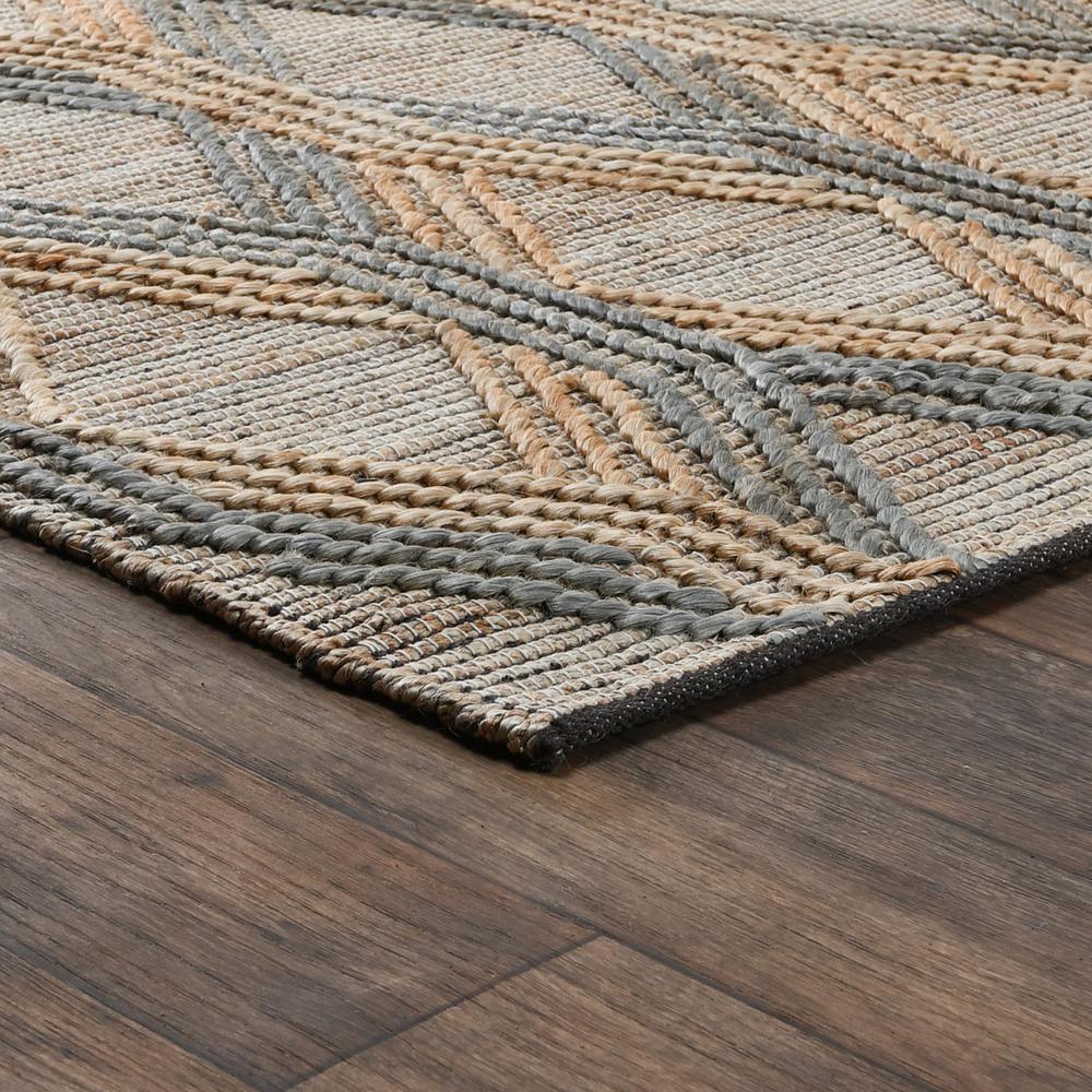 Manitou, Beige and Blue Accent Rug By Kosas Home. Picture 4