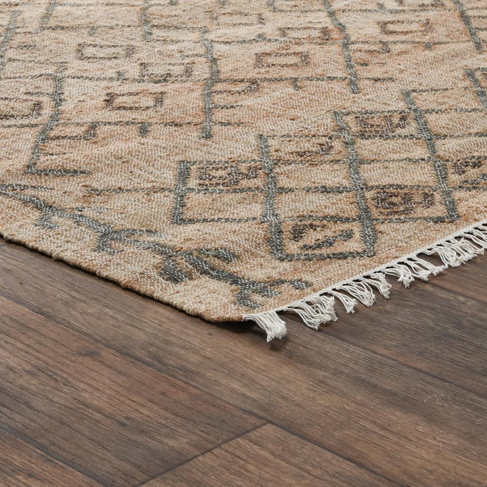 Manistique, Beige and Green Accent Rug by Kosas Home. Picture 3
