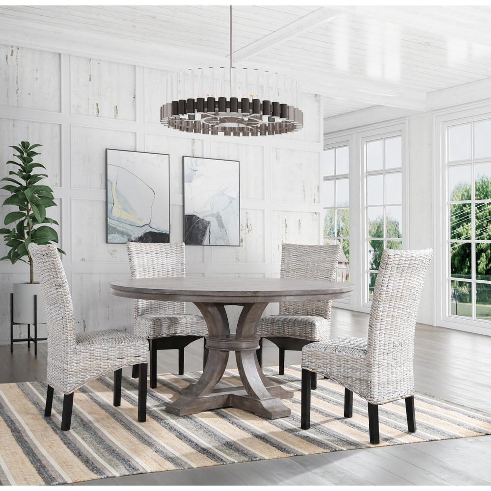 Elodie Natural Blue Multi Handwoven Area Rug, by Kosas Home. Picture 6