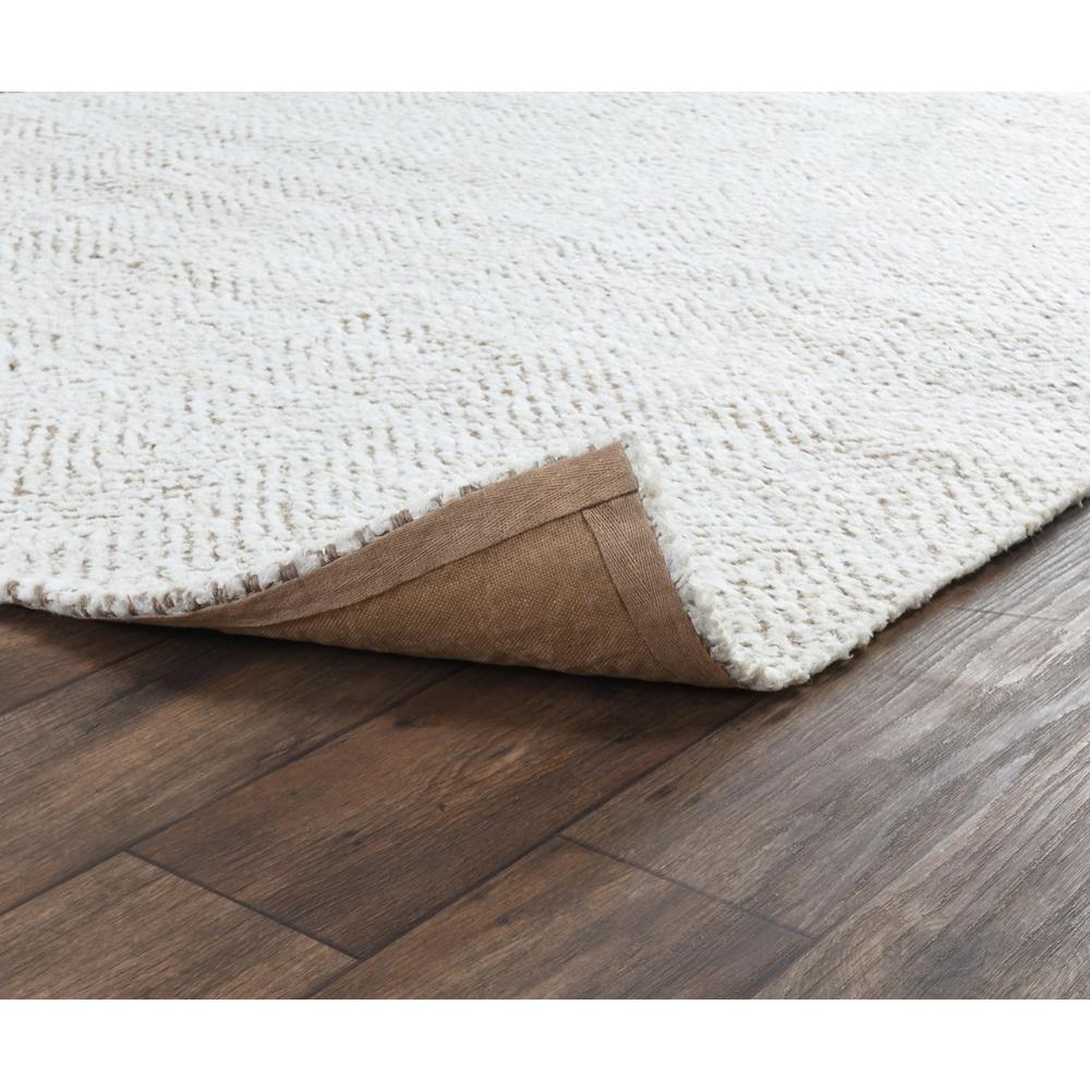 Chevron Hand-woven Jute Area Rug by Kosas Home Ivory/Natural. Picture 4