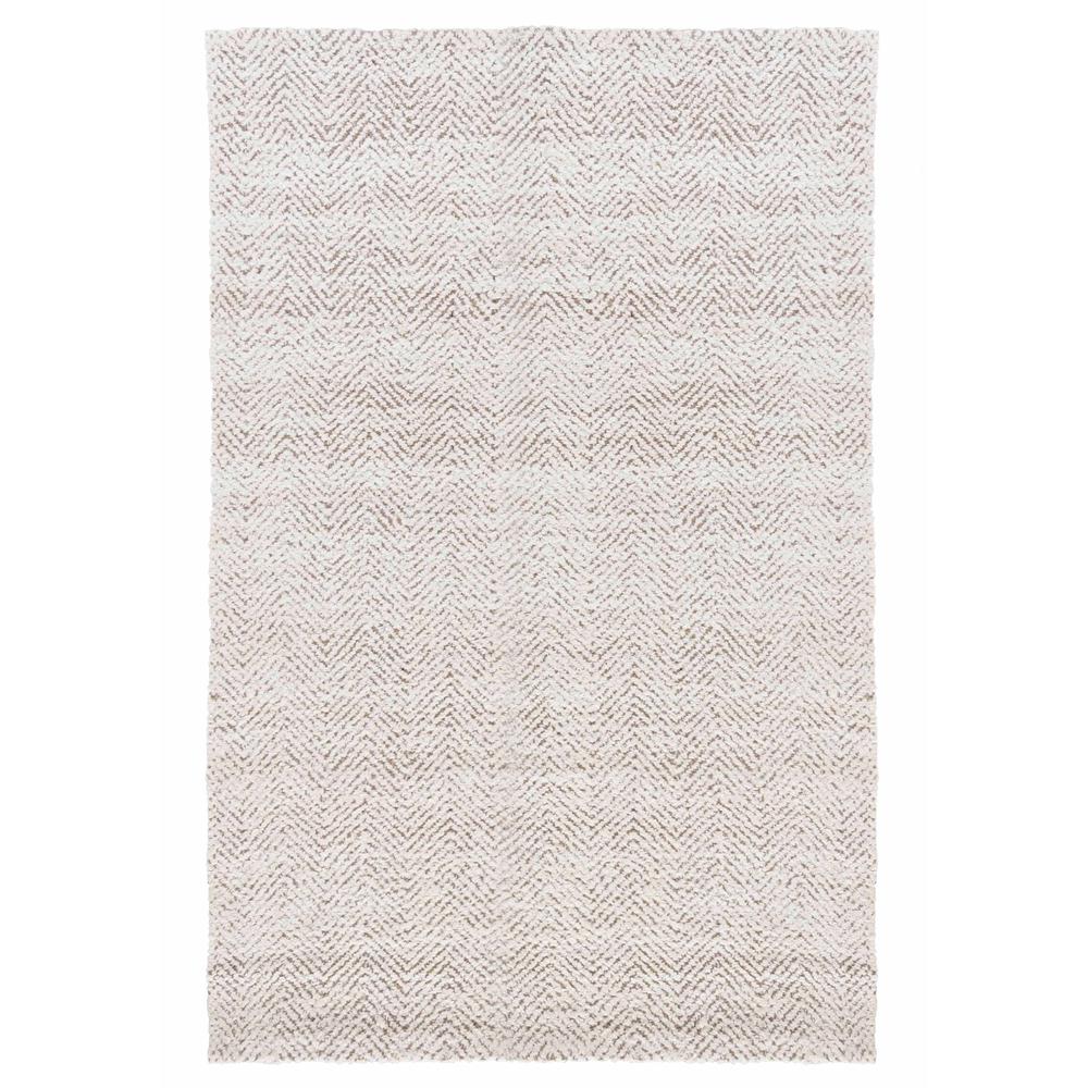 Chevron Hand-woven Jute Area Rug Ivory/Natural, by Kosas Home. Picture 1