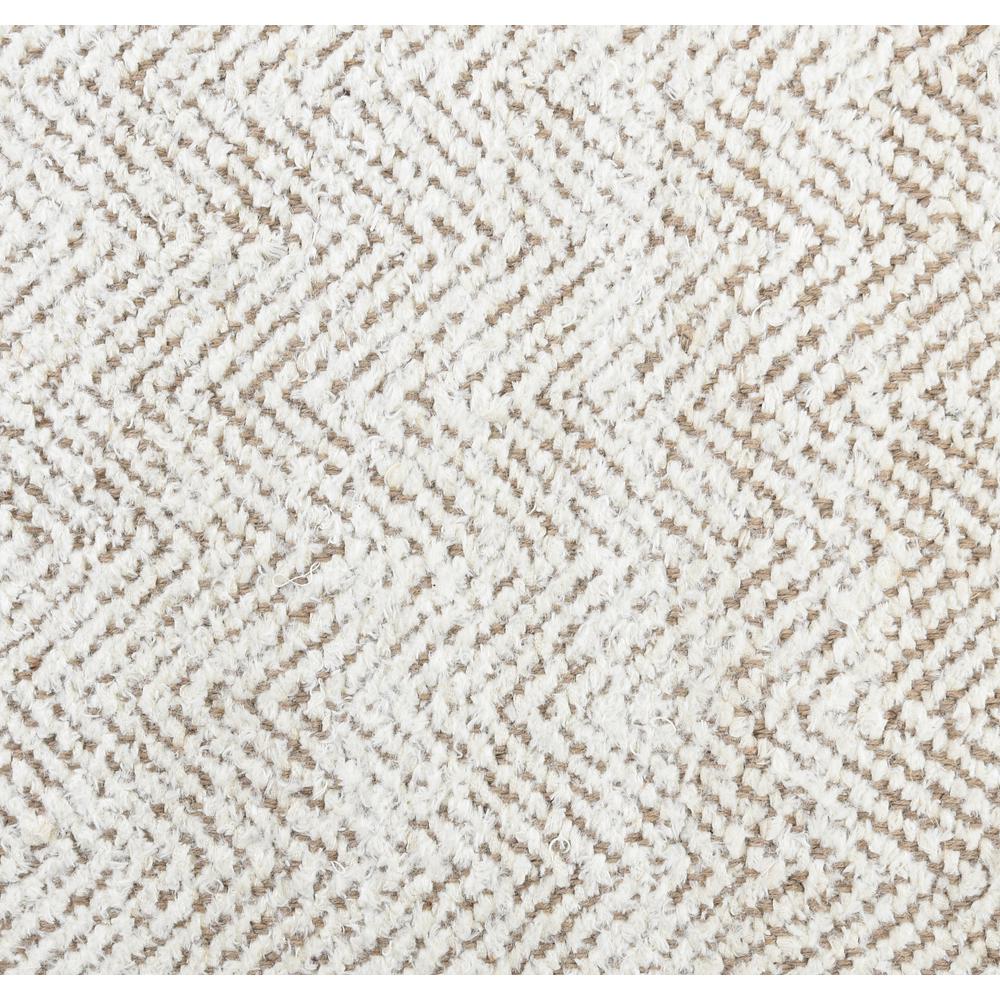 Chevron Hand-woven Jute Area Rug by Kosas Home. Picture 3