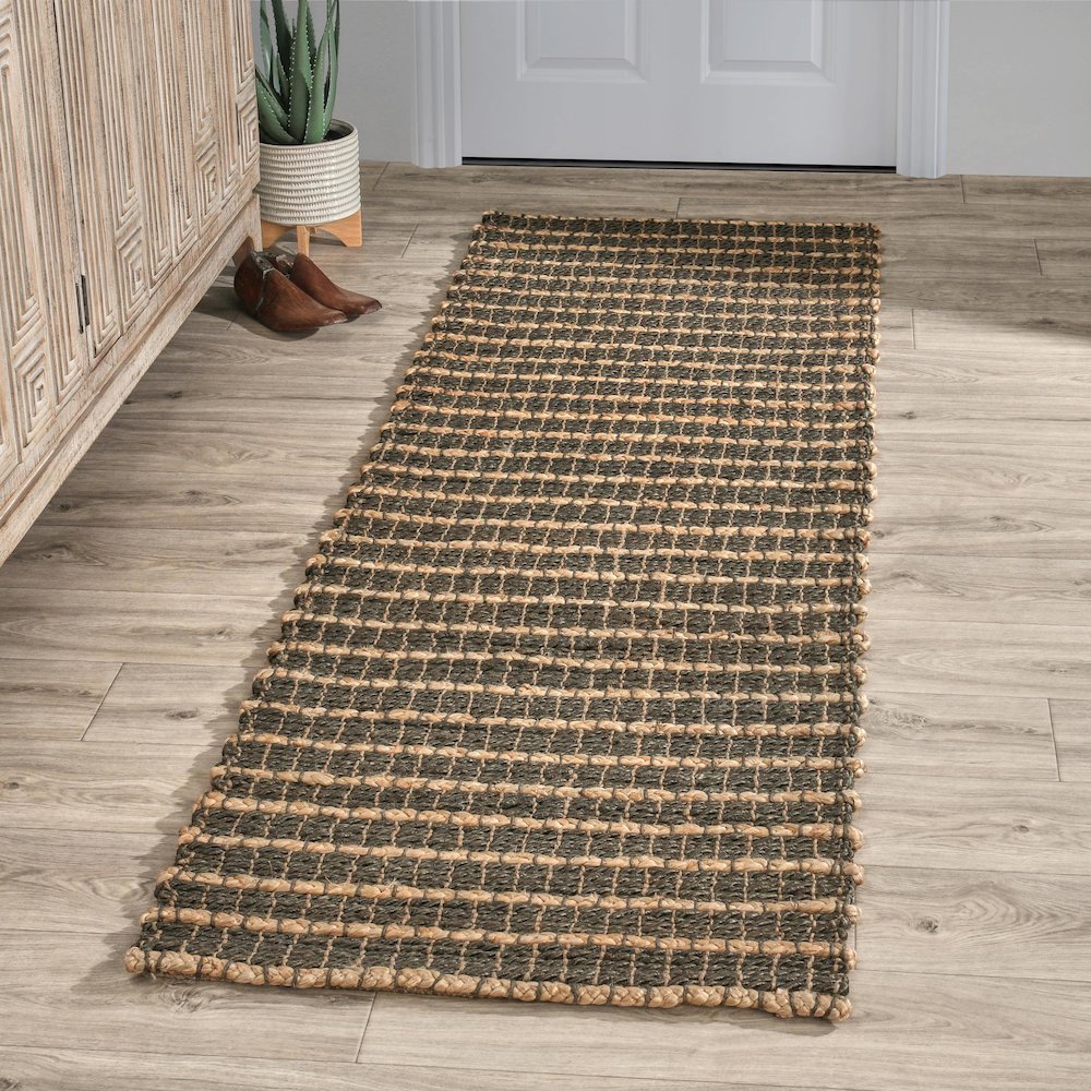 Alysa Natural Handwoven Area Rug by Kosas Home. Picture 5