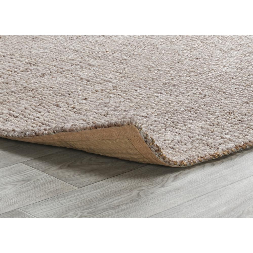 Annello Handspun Jute Area Rug by Kosas Home Oatmeal Beige. Picture 3
