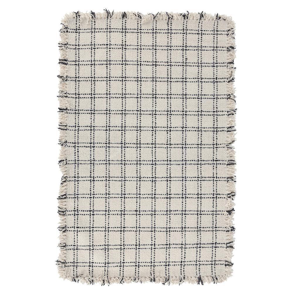 Bradbury Checkered Wool Area Rug by Kosas Home. Picture 1