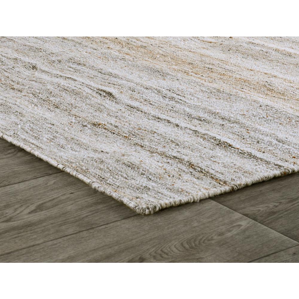 Oscoda 9x12 Handwoven Fog Gray Area Rug by Kosas Home. Picture 2